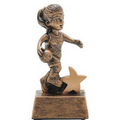 Junior Star Female Basketball Figurine - 6"